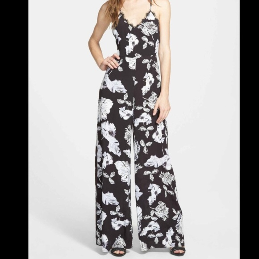 ASTR Floral Jumpsuit